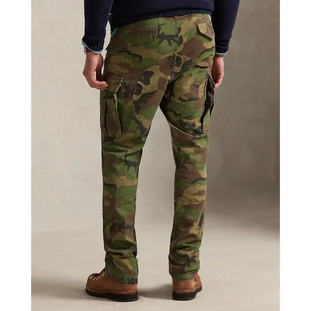 Polo Ralph Lauren Mens 46B Canvas Pants Classic Fit Ripstop Utility Camouflage